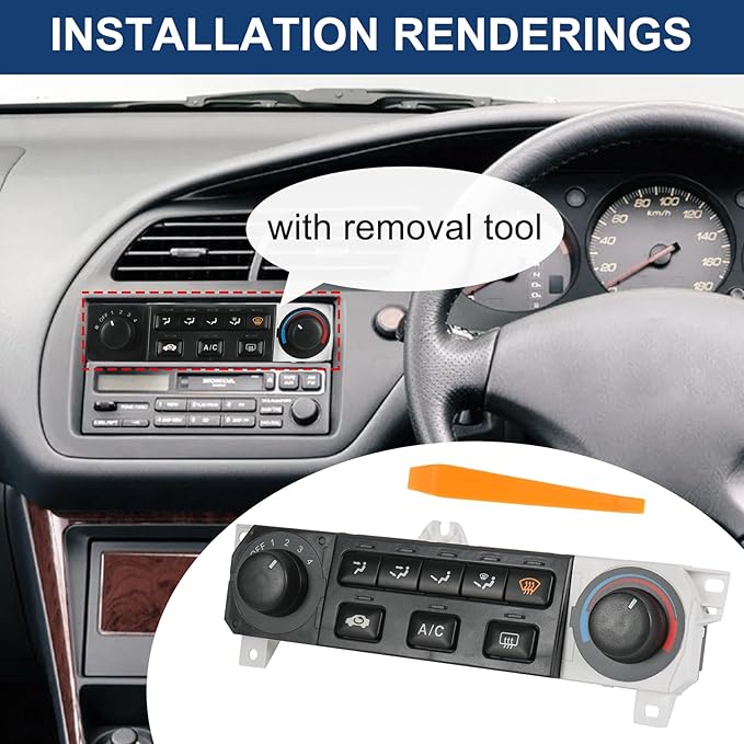 DICMIC A/C Heater Climate Control Module Compatible