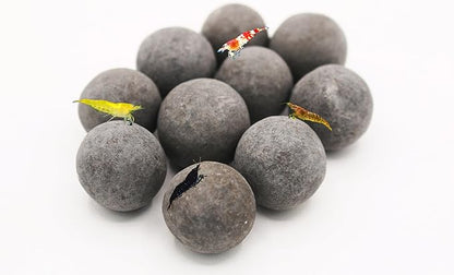 Awesome Industries Betta & Shrimp Tourmaline Mineral Balls Aquarium Water Conditioner Over 30 Elements Improves Water Quality, pH Balance, Health, Color & Breeding (10 Pack Large)