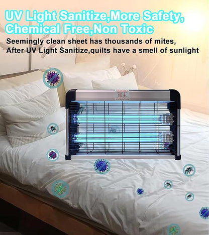 UV Light Sanitizer with Ozone 76 Watts, UVC Disinfection Lamp w/Remote Control