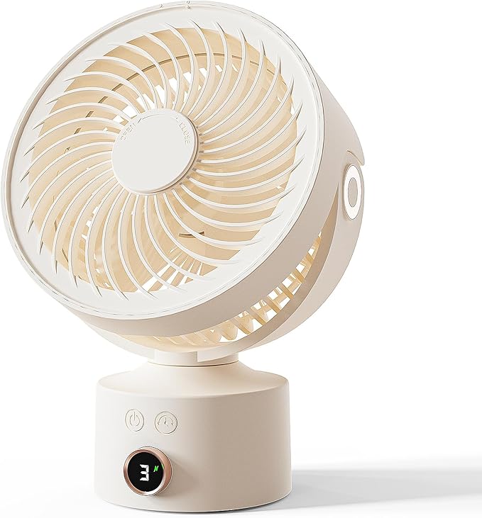 CARONSORT Desk Fan, Small Oscillating Fan