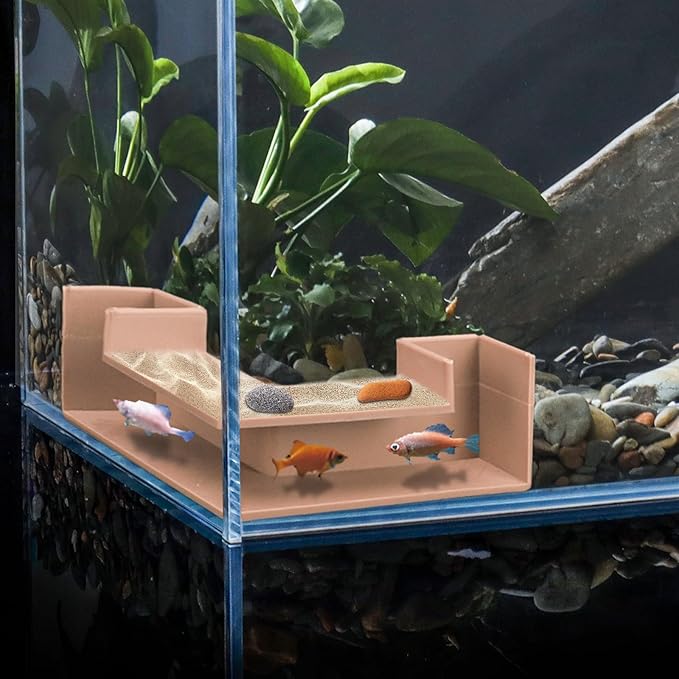Fish Tank Tunnel Aquarium Hardscape, Shrimp Hide Aquarium Tunnel, Shrimp Tank Aquarium Decor Fish Tank Cave, Fish Tank Decorations Hideout, Fish Hideout for Aquarium, Fish Tank Accessories Decorations