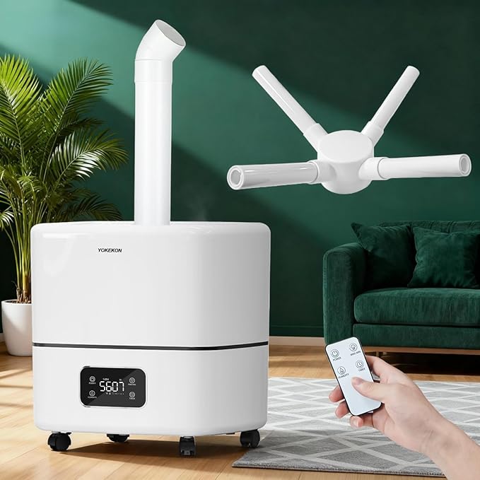 YOKEKON Humidifier Large Room 30L/7.93Gal, 5000 sq.ft Commercial Whole House