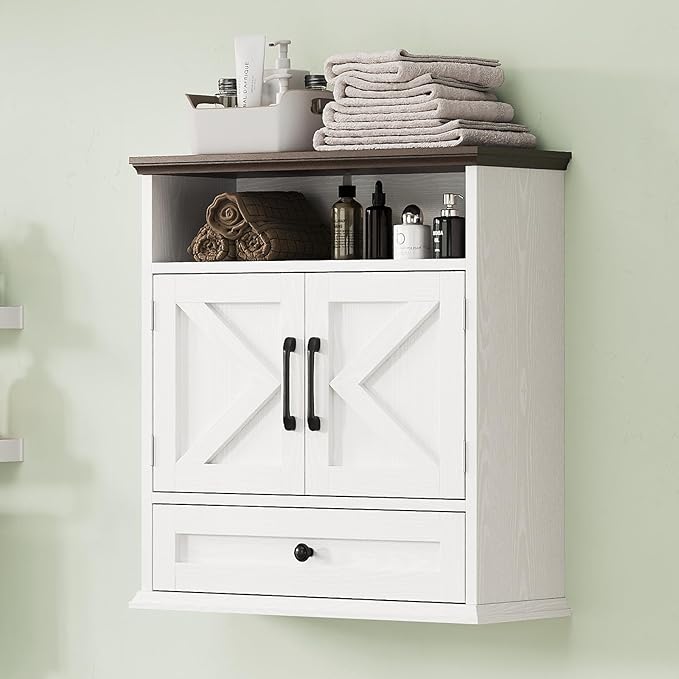 Bathroom Wall Cabinet, Wall Mounted Medicine Cabinet