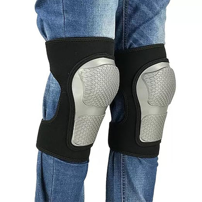 Work Knee Pads for Knee Protection, Kneepad for Men and Women, Gel Kneepads for Construction with Ergonomic Foam Cushion, Ideal Comfortable Gifts knee Pads for Roofing, Flooring Installation, Gray L (1 Pair)