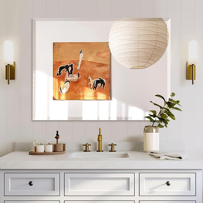 Mirrorons Beveled Mirror, Bathroom Mirrors