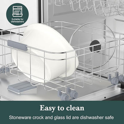 HOMECOOKIN 8-Quart Programmable Slow Cooker