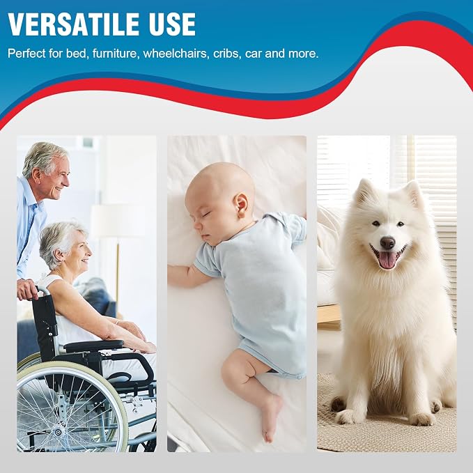 BIGGMED 50 Count Disposable Bed Pads 30" x 36" , Ultra Tear-Resistant, Super Absorbent Chux, Thicker Extra Large Incontinence Bed Pads, Pee Pads for Adults, Kids, Elderly, Pets