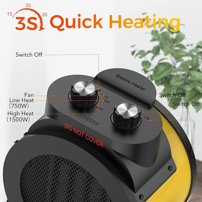 1500W Electric Space Heater