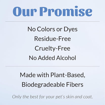SKOUT'S HONOR Pet Grooming Wipes for Dogs and Cats - Deodorizing, Plant-Based, Biodegradable, Fragrance-Free - for Paws, Faces, Skin Folds & Bums, 80 Count