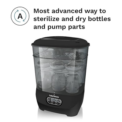 Baby Brezza Bottle Sterilizer and Dryer Advanced – 33% Faster
