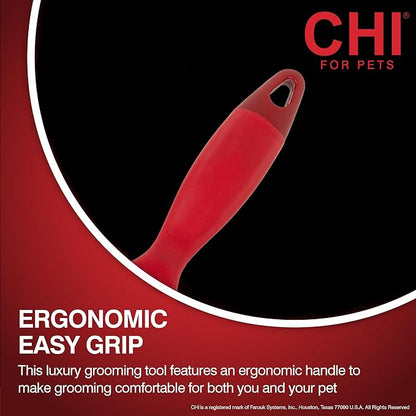 CHI for Dogs Rubber Fur Accumulator Brush, Dog Grooming Tool for Removing Loose Hair and Lint from Coats Furniture Clothing and Car Seats, Flexible Rubber Bristles, Easy Clean Grooming Brush | Flexible rubber bristles, removes loose hair and lint from ...