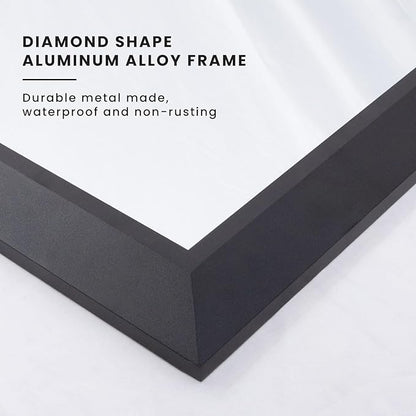 Amorho Black Bathroom Mirror, Living Room, Large Rectangle Vanity Mirrors.
