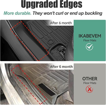 Original Floor Mats for 2022-2025 Lexus NX NX250/ NX350/ NX350h - Custom Fit All Weather TPE Heavy Duty Car Mats 1st and 2nd Row for NX Accessories