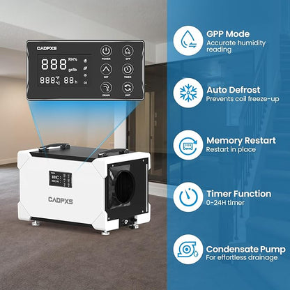 CADPXS Crawlspace Dehumidifier