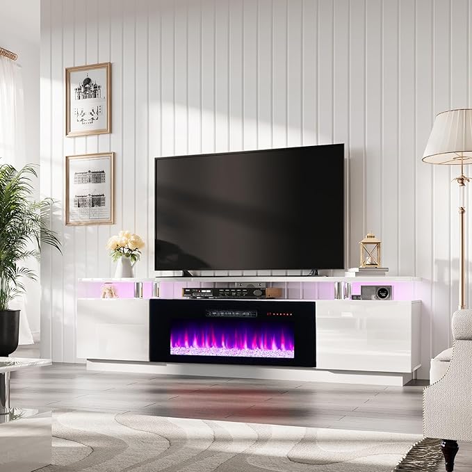 AMERLIFE Fireplace TV Stand