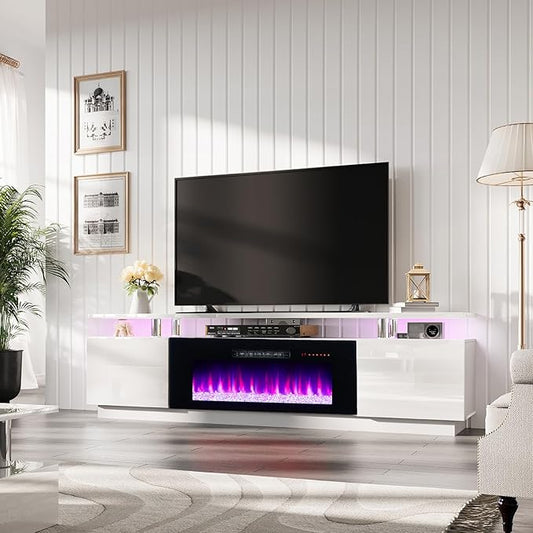 AMERLIFE Fireplace TV Stand