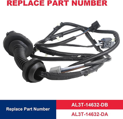 Rear Left Door Jumper Wire Harness,Driver Side 9L3Z-14631-CAA | Fits for 2009-2014 Ford F150 Crew Cab LH Door Jumper Wire Assembly