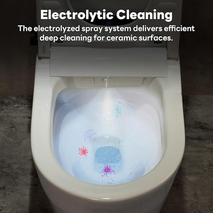 Casta Diva Smart Toilet with Bidet Built in, Auto Open Close, Foot Sensor