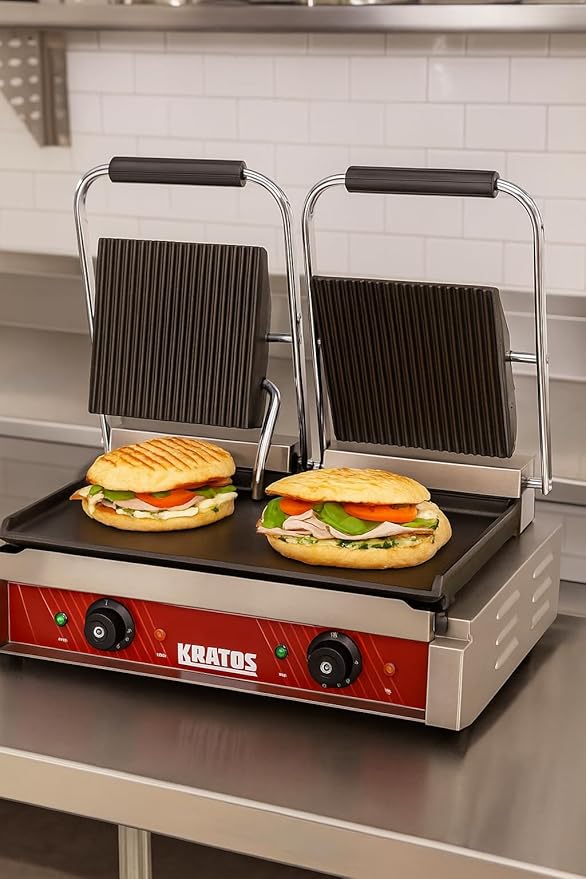 Kratos Commercial Electric Panini Sandwich Grill