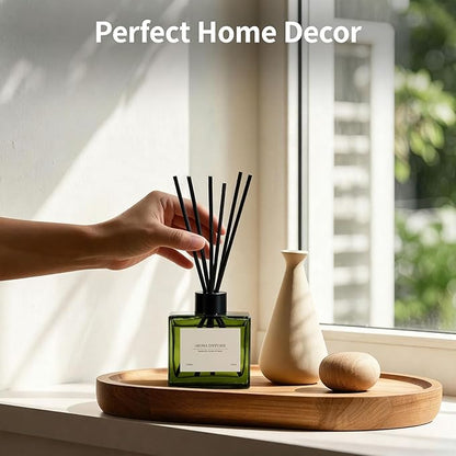 Reed Diffuser, 4 oz Earthy Sandalwood Scent Diffuser