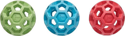 JW Pet Company Mini Hol-ee Roller Dog Toy, Colors Vary - Pack of 3