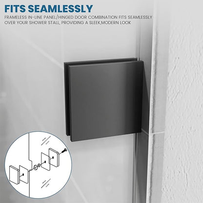 Bathroom Shower Glass Door 36 * 62"