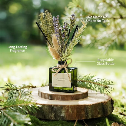Reed Diffuser, 6.09 oz French Juniper Lavender Scent Diffuser
