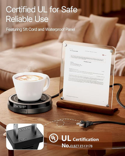 Coffee Mug Warmer for Desk, 50W Fast Heating Cup Warmer