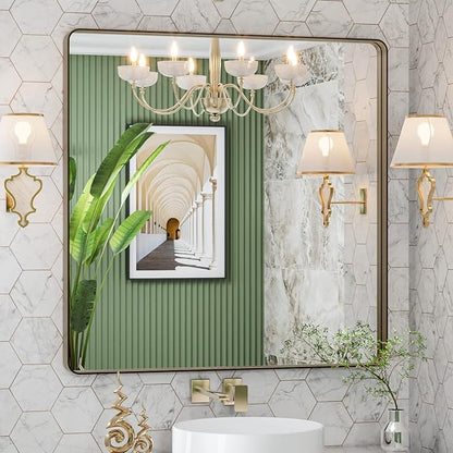 LOAAO 36”X36” Bronze Bathroom Mirrors