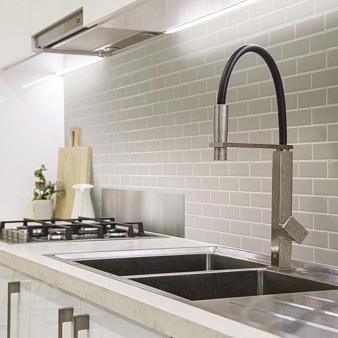 SMART TILES Peel and Stick Backsplash- 10 Sheets of 10.95" x 9.70"