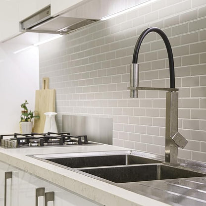 SMART TILES Peel and Stick Backsplash- 10 Sheets of 10.95" x 9.70"