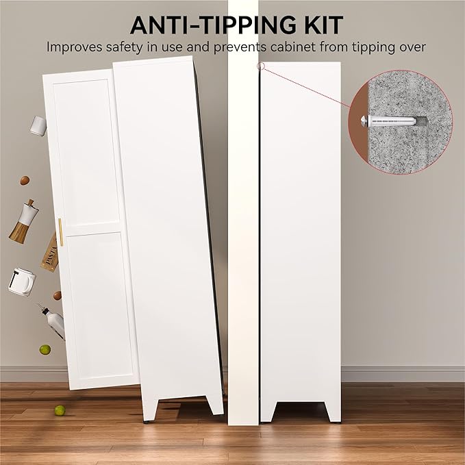 COFaR 71" Tall Pantry Cabinet