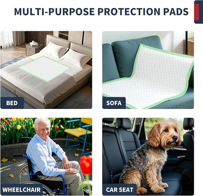 BIGGMED Extra Large Chucks Pads Disposable Adult 40'' X 36'', 50 Pads | Underpads for Incontinence Ultra-Absorbent & Leak-Proof Bed Pads for Adults, Elderly and Kids