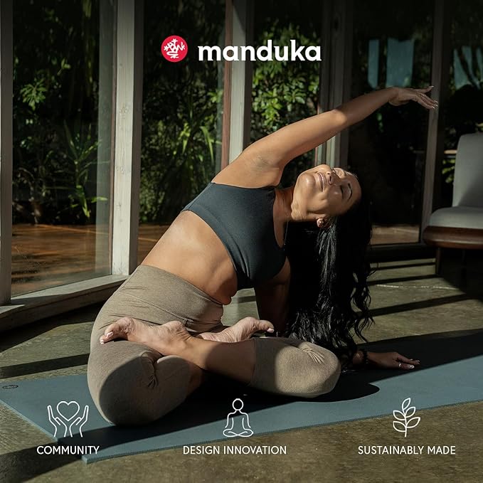 Manduka PRO Yoga Mat - 6mm | Lifetime Durability | Hygienic Construction | Premium Studio Quality | Teacher Approved
