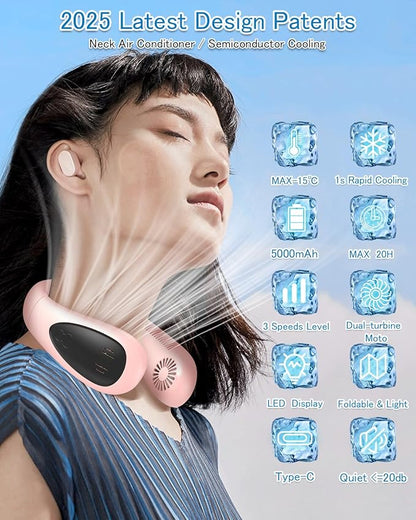 GAITIR Neck Air Conditioner, Portable Neck Fan