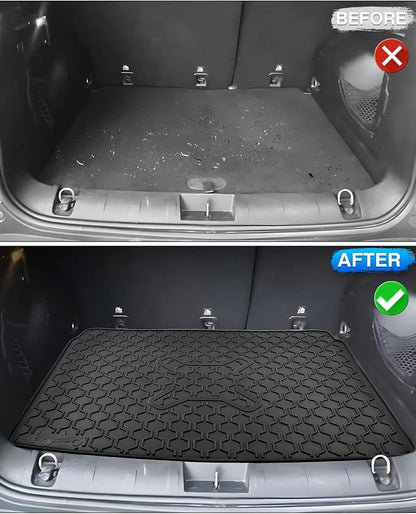 Cartist Cargo Liner Compatible with 2015-2024 Jeep Renegade Trunk Mat Car Rear Boot Liner Black