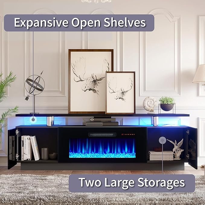AMERLIFE Fireplace TV Stand