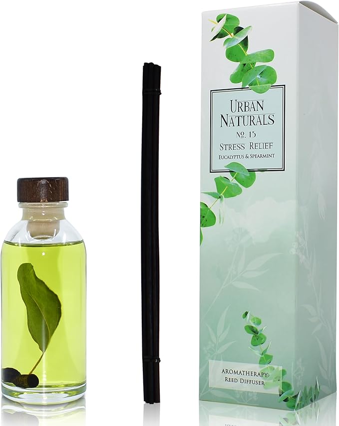 Urban Naturals Eucalyptus Spearmint Stress Relief Aromatherapy Diffuser Gift