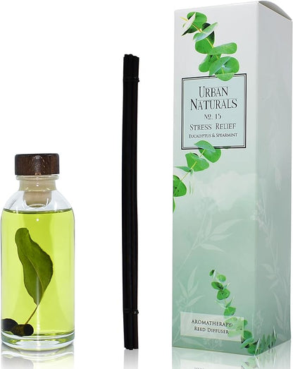 Urban Naturals Eucalyptus Spearmint Stress Relief Aromatherapy Diffuser Gift