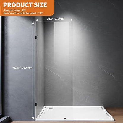 Shower Glass Panel, Fixed Shower Screen Panel