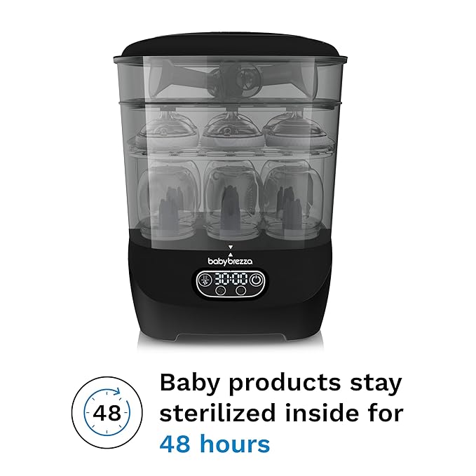 Baby Brezza Bottle Sterilizer and Dryer Advanced – 33% Faster