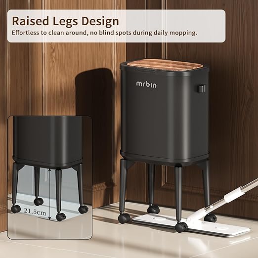 MRBIN Metal Slim Bathroom Trash Can