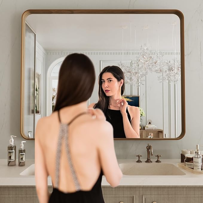 LOAAO 40X36 Inch Bathroom Mirror