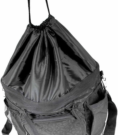 Jeffers Poplar Head Grooming Bag – Horse Grooming Organizer Tote with Pockets for Brushes, Tools, Clippers, Shampoo, Detangler – Stable Barn Kit Carrier for Horses, Pets, Livestock, Covert Cheetah