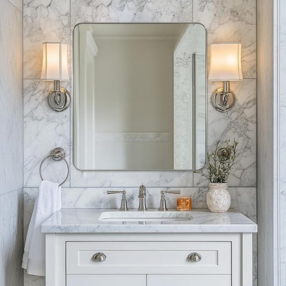 ANDY STAR Chrome Bathroom Mirrors