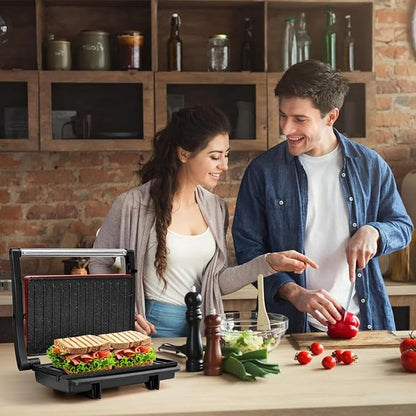 Panini Press Grill, Aigostar 1000W Sandwich Maker