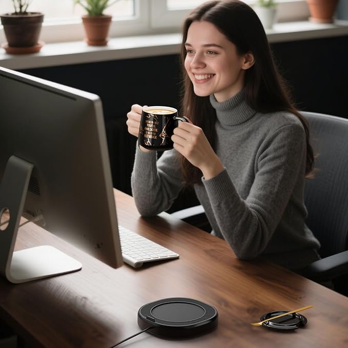Coffee Mug Warmer, You are Awesome Mug