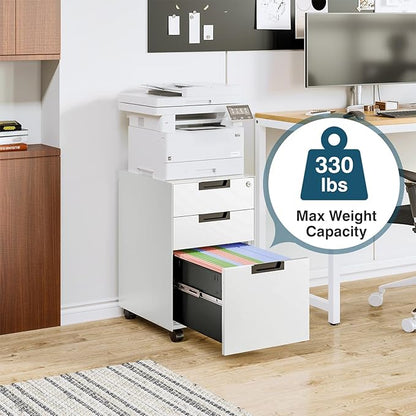MIIIKO 3 Drawer Filing Cabinet