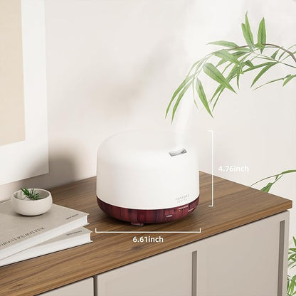 ASAKUKI Essential Oil Diffuser for Home, 500ml Aromatherapy Fragrant Oil