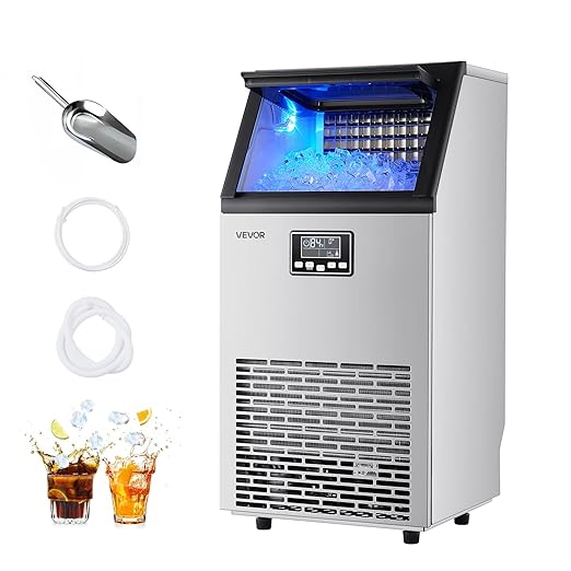 VEVOR Commercial Ice Maker Machine, 100 lbs/24h